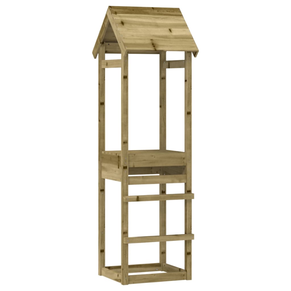 Torre da Gioco 53x46,5x194 cm in Legno di Pino Impregnato