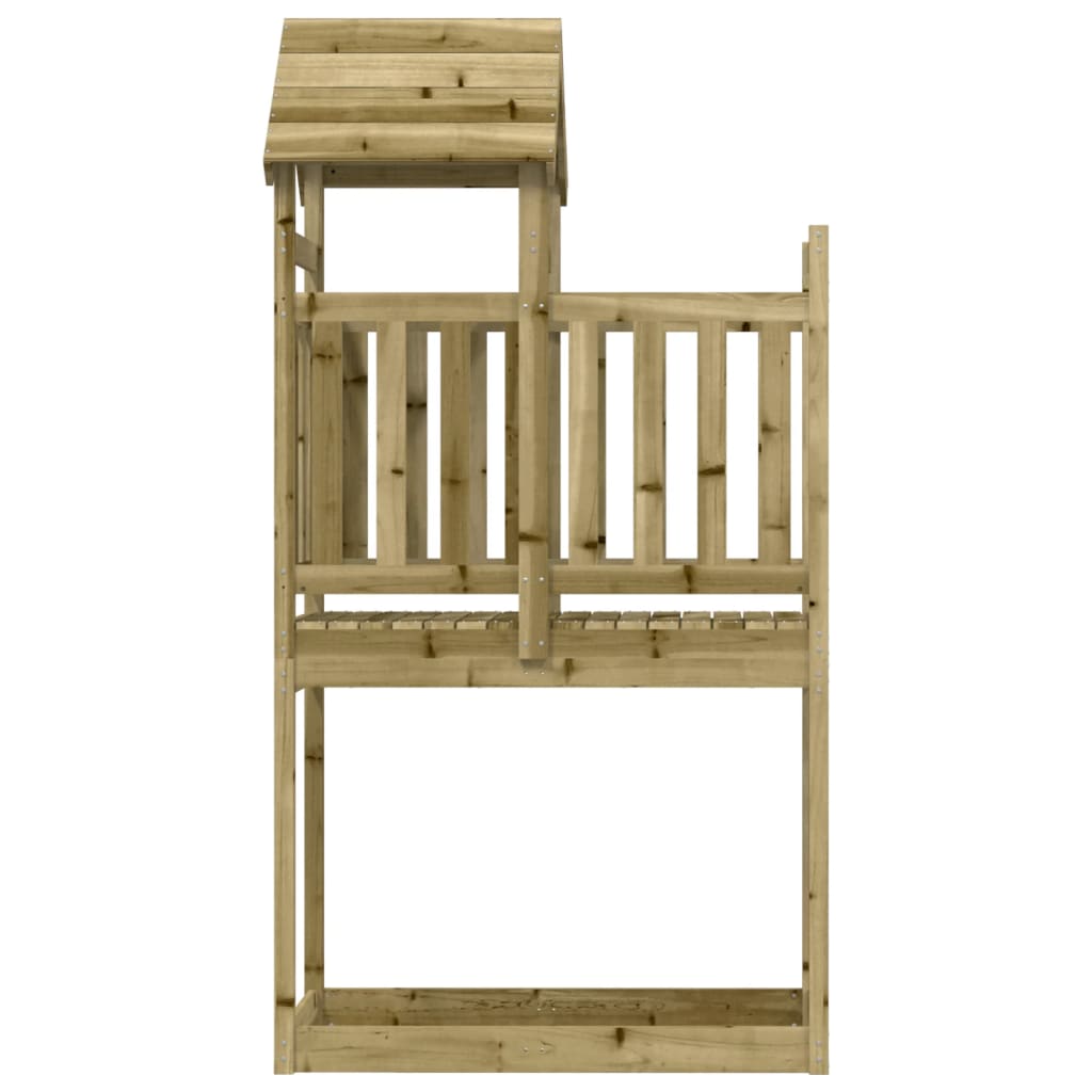 Torre da Gioco 52,5x110,5x214 cm in Legno di Pino Impregnato