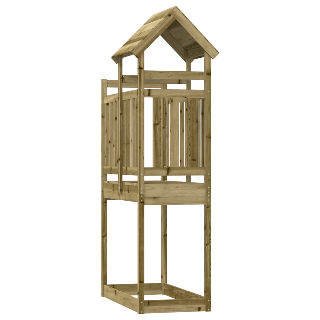 Torre da Gioco 52,5x110,5x214 cm in Legno di Pino Impregnato