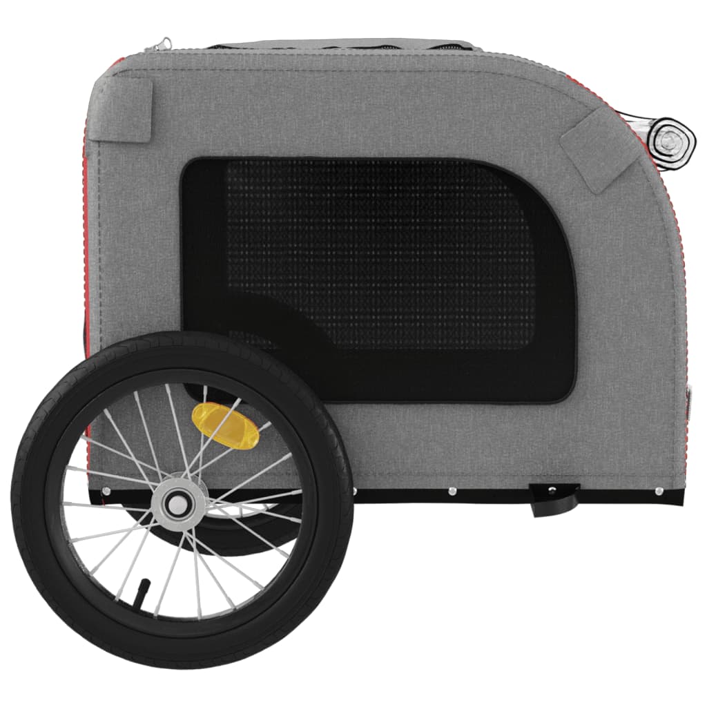 Red and Gray Oxford and Iron Animal Bike Trailer