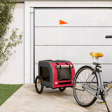 Red and Gray Oxford and Iron Animal Bike Trailer