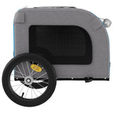 Blue and Gray Oxford and Iron Animal Bike Trailer