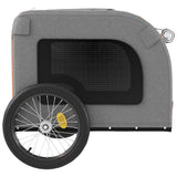 Bike Trailer for Animals Orange and Gray Oxford and Iron