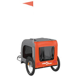 Bike Trailer for Animals Orange and Gray Oxford and Iron