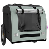 Gray and Black Oxford and Iron Animal Bike Trailer