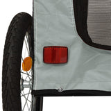 Gray and Black Oxford and Iron Animal Bike Trailer