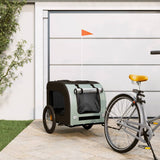 Gray and Black Oxford and Iron Animal Bike Trailer