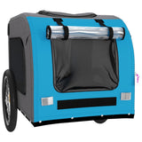 Blue and Gray Oxford and Iron Animal Bike Trailer