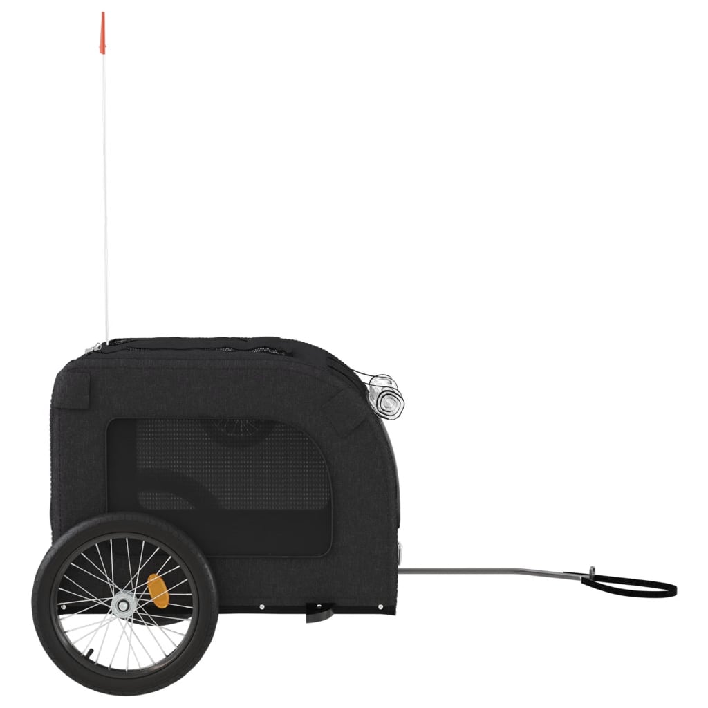 Black Oxford and Iron Animal Bike Trailer