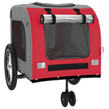 Red and Gray Oxford and Iron Animal Bike Trailer