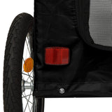 Black Oxford and Iron Animal Bike Trailer