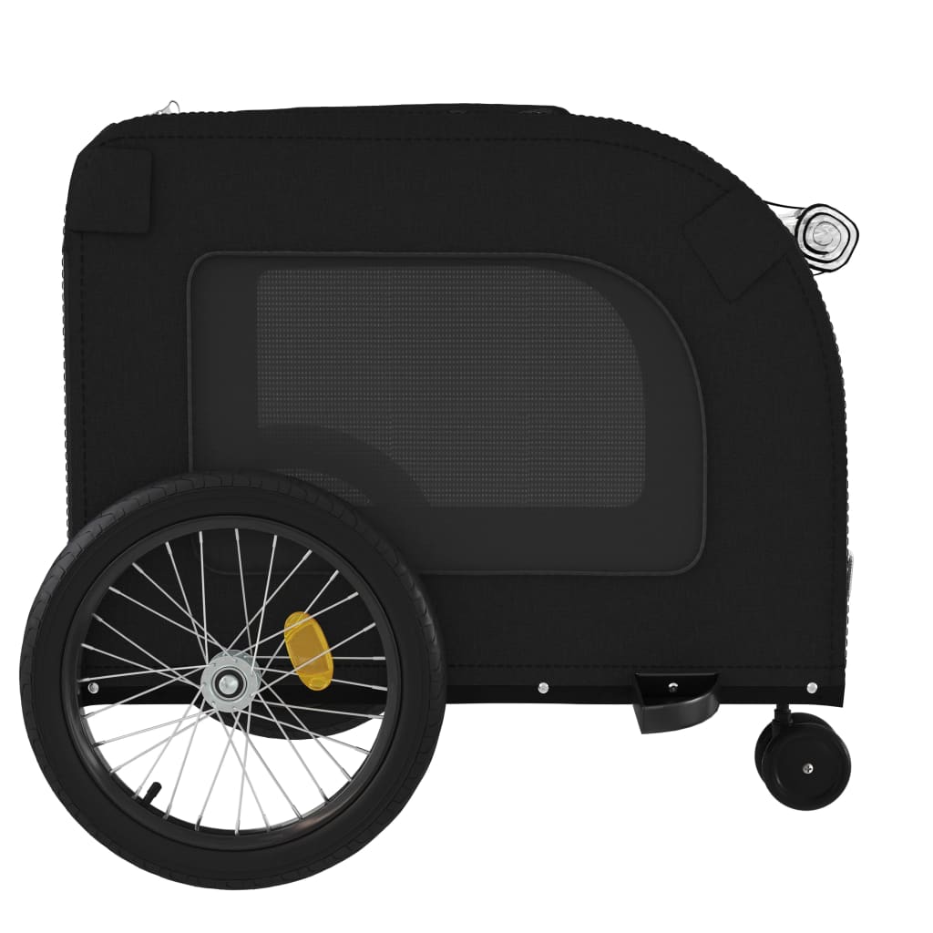 Black Oxford and Iron Animal Bike Trailer