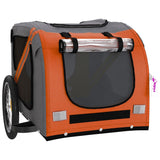 Orange and Black Oxford and Iron Animal Bike Trailer