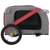 Red and Gray Oxford and Iron Animal Bike Trailer