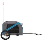 Blue and Gray Oxford and Iron Animal Bike Trailer