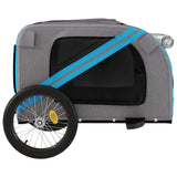 Blue and Gray Oxford and Iron Animal Bike Trailer