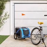 Blue and Gray Oxford and Iron Animal Bike Trailer