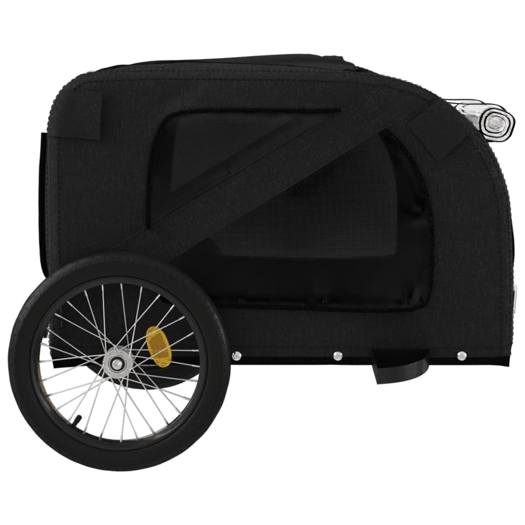 Black Oxford and Iron Animal Bike Trailer