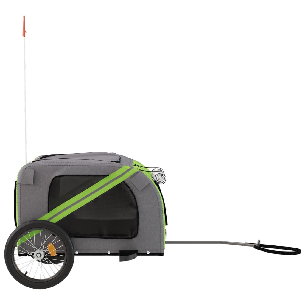 Green and Gray Oxford and Iron Animal Bike Trailer