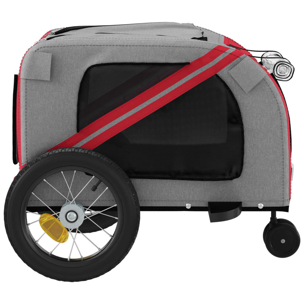 Red and Black Oxford and Iron Animal Bike Trailer