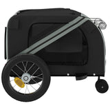 Gray and Black Oxford and Iron Animal Bike Trailer