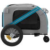 Blue and Black Oxford and Iron Animal Bike Trailer