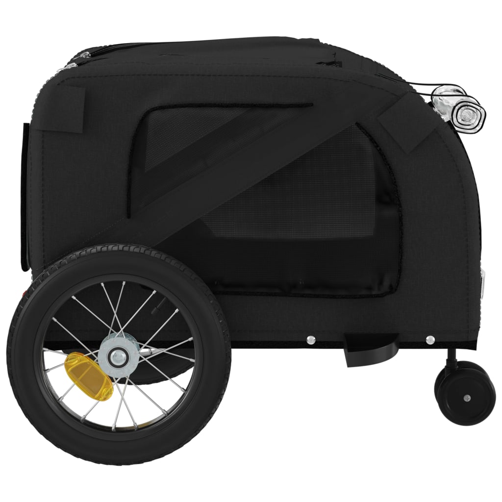 Black Oxford and Iron Animal Bike Trailer