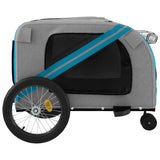 Blue and Gray Oxford and Iron Animal Bike Trailer