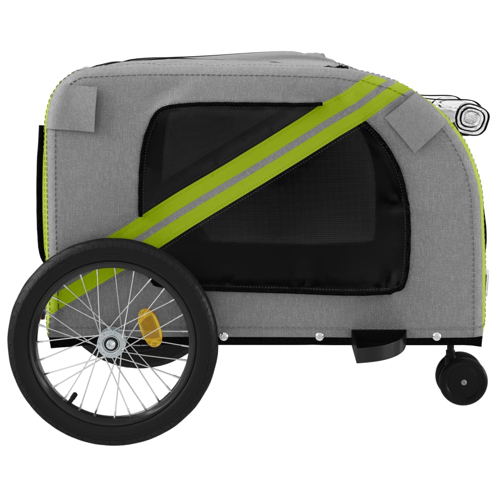 Green and Gray Oxford and Iron Animal Bike Trailer