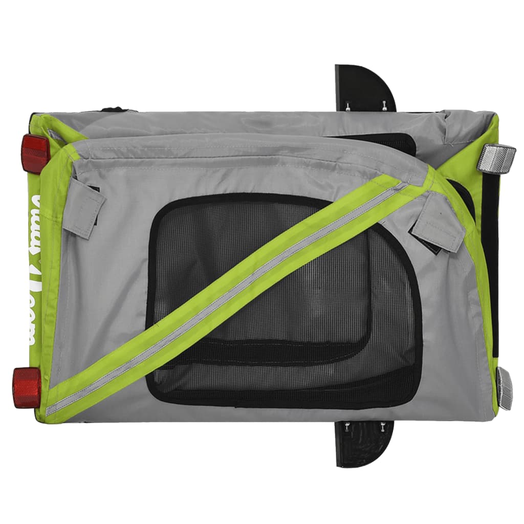 Green and Gray Oxford and Iron Animal Bike Trailer