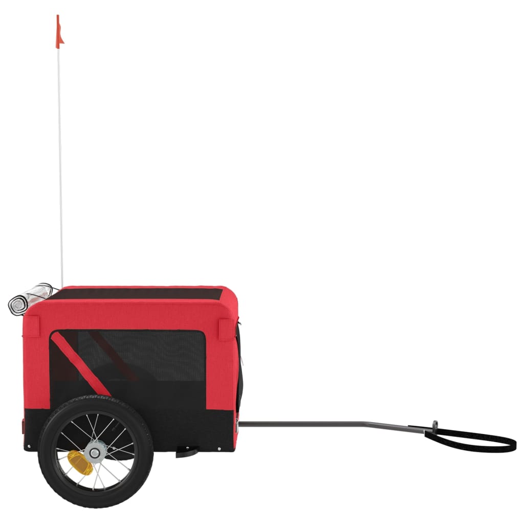 Red and Black Oxford and Iron Animal Bike Trailer