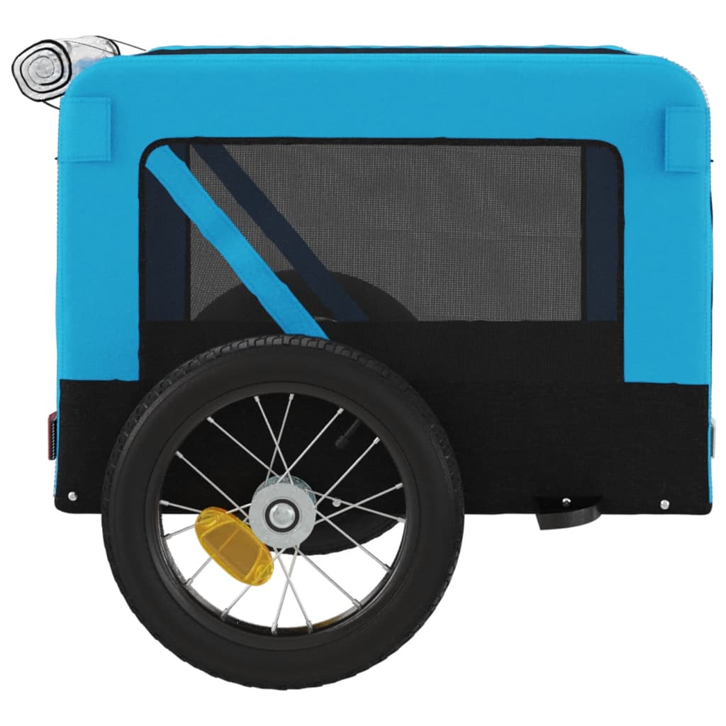 Blue and Black Oxford and Iron Animal Bike Trailer