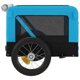 Blue and Black Oxford and Iron Animal Bike Trailer