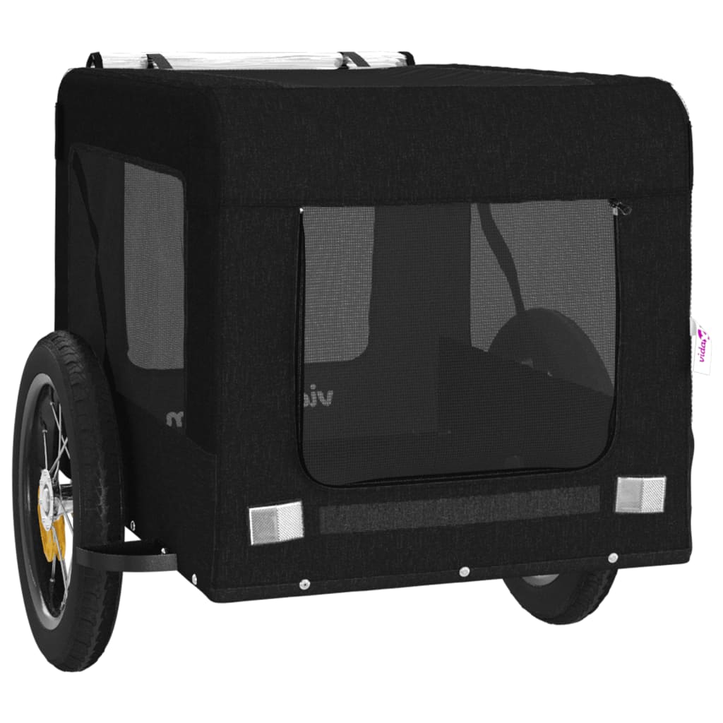 Black Oxford and Iron Animal Bike Trailer