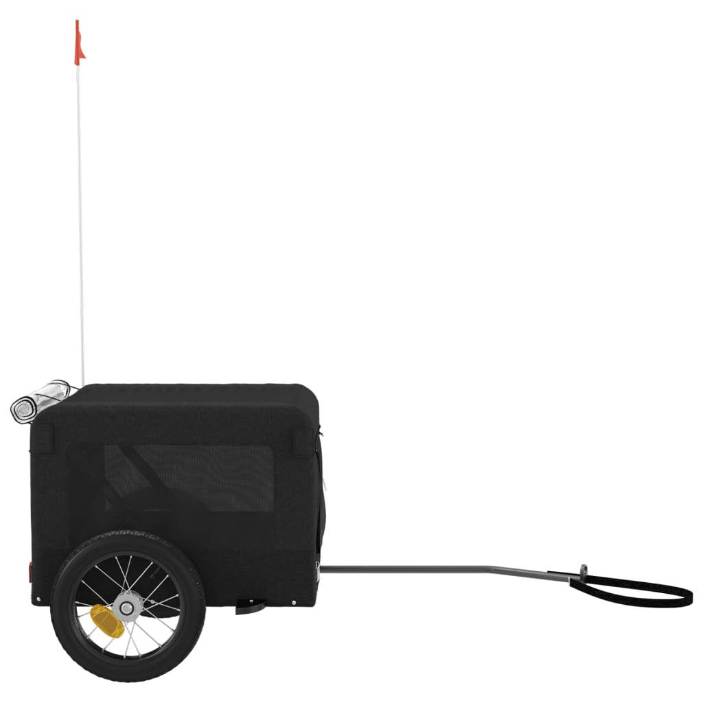 Black Oxford and Iron Animal Bike Trailer