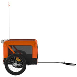 Orange and Black Oxford and Iron Animal Bike Trailer