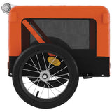 Orange and Black Oxford and Iron Animal Bike Trailer