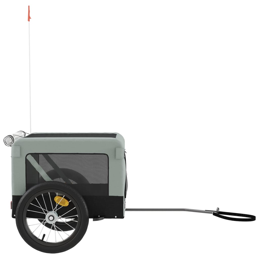 Gray and Black Oxford and Iron Animal Bike Trailer