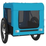 Blue and Black Oxford and Iron Animal Bike Trailer