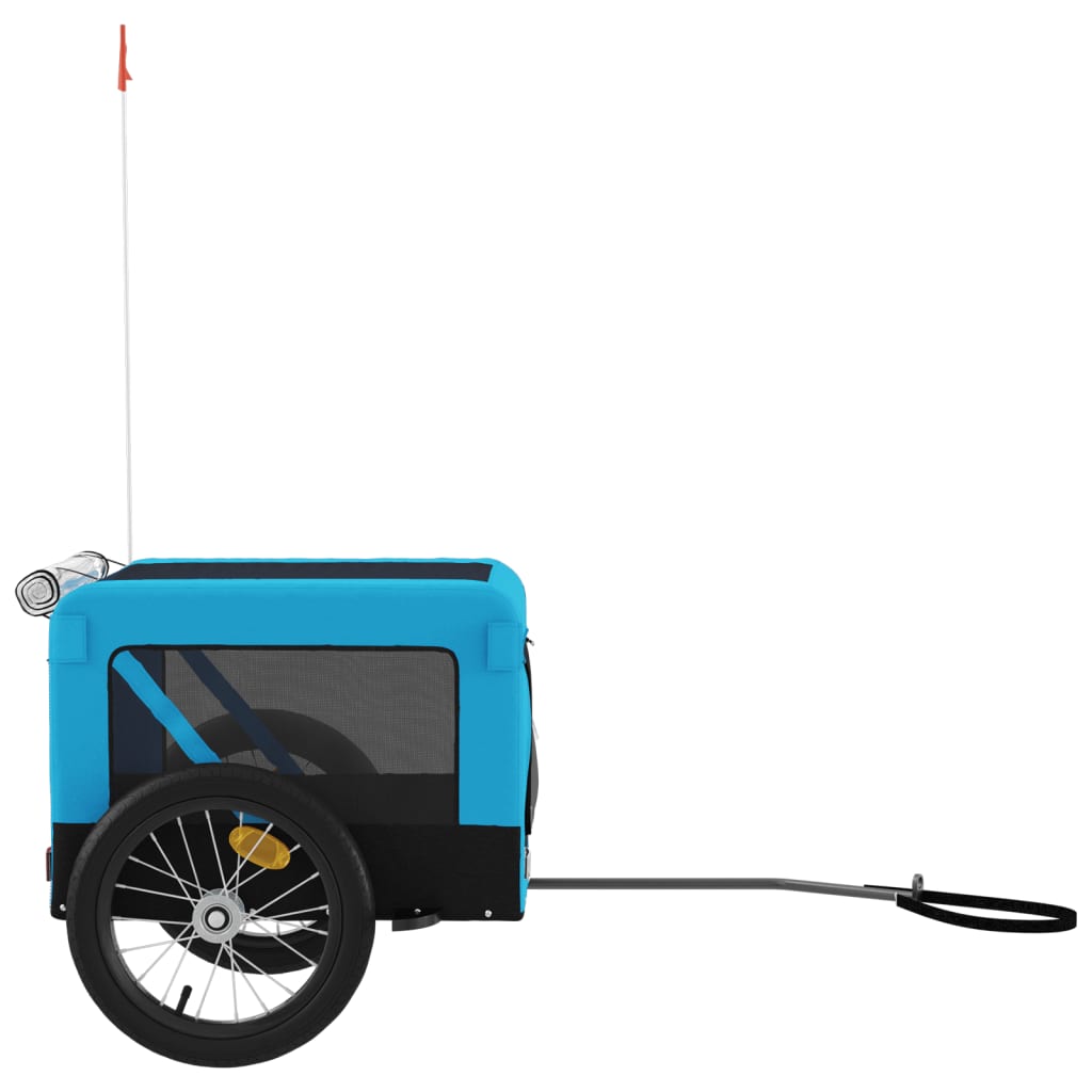 Blue and Black Oxford and Iron Animal Bike Trailer