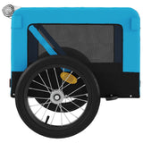 Blue and Black Oxford and Iron Animal Bike Trailer