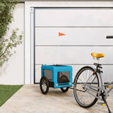 Blue and Black Oxford and Iron Animal Bike Trailer