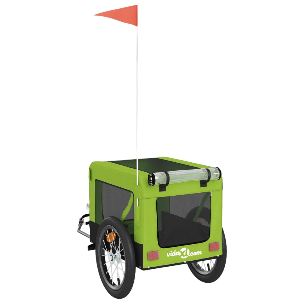 Green and Black Oxford and Iron Animal Bike Trailer