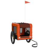 Orange and Black Oxford and Iron Animal Bike Trailer