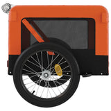 Orange and Black Oxford and Iron Animal Bike Trailer