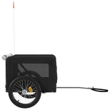 Black Oxford and Iron Animal Bike Trailer