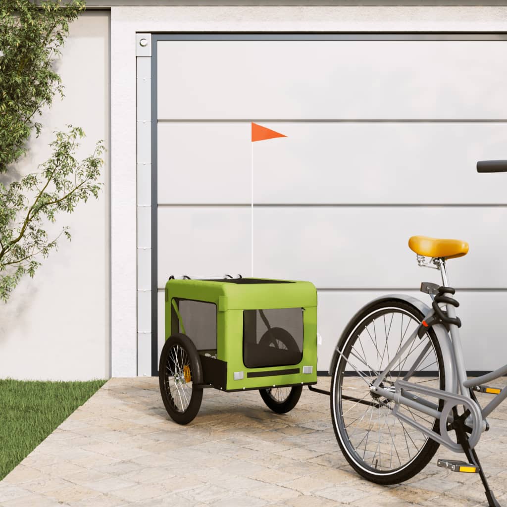 Green and Black Oxford and Iron Animal Bike Trailer