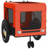 Orange and Black Oxford and Iron Animal Bike Trailer