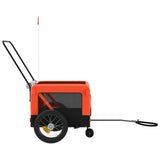 Orange and Black Oxford and Iron Animal Bike Trailer