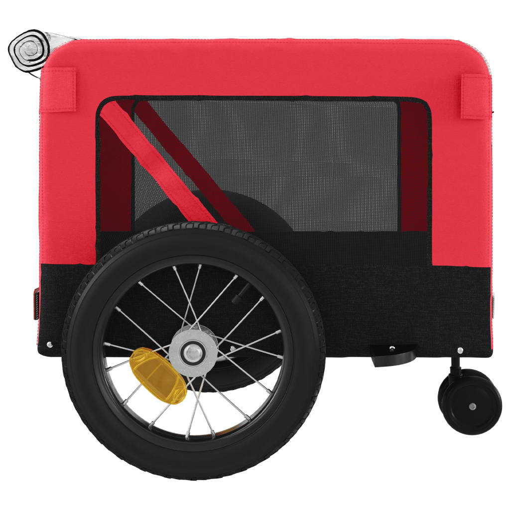 Red and Black Oxford and Iron Animal Bike Trailer